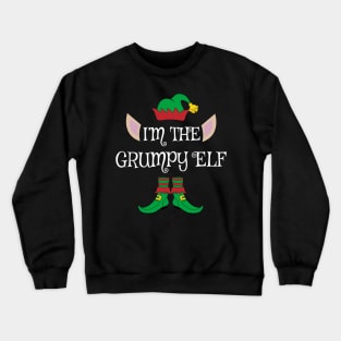 I'm The Grumpy Christmas XMas Elf Crewneck Sweatshirt